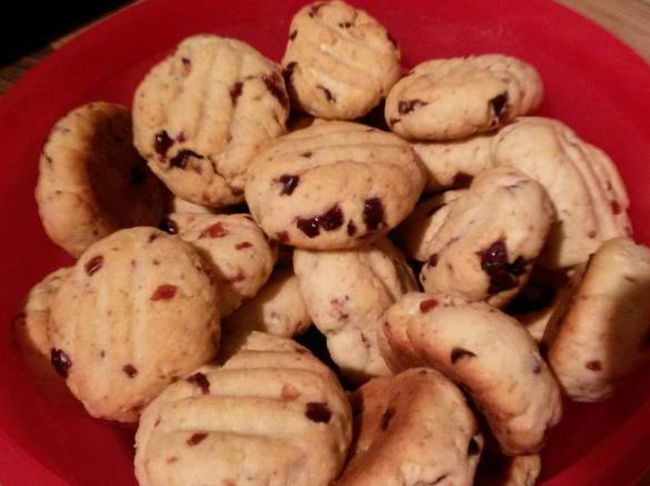 Variation WW von Kokos-Cranberry-Cookies