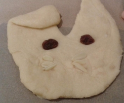 Osterhase aus Hefeteig