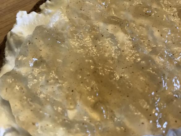 Bratapfelgelee Wintergelee mit Äpfel und Trauben