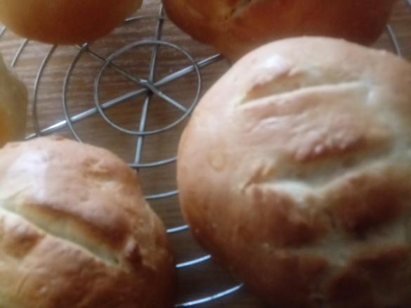 Milchbrötchen, süß