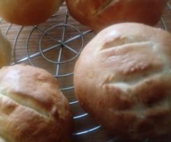 Milchbrötchen, süß