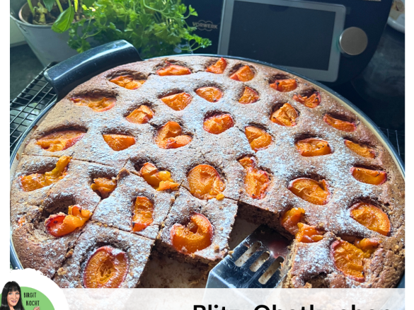 Blitz-Obstkuchen zuckerfrei