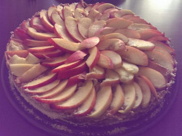 Rohkost Kuchen Pfirsichtraum, Vegan, Zuckerfrei, Glutenfrei, Laktosefrei