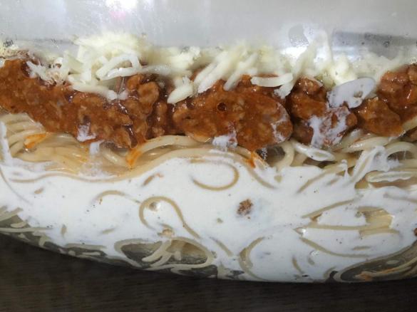 Spaghetti Auflauf 