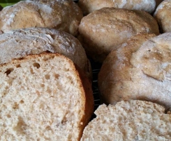 fluffige Dinkelvollkornbrötchen vegan