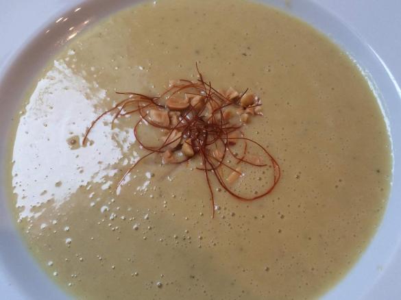 Süßkartoffel-Erdnuss-Suppe