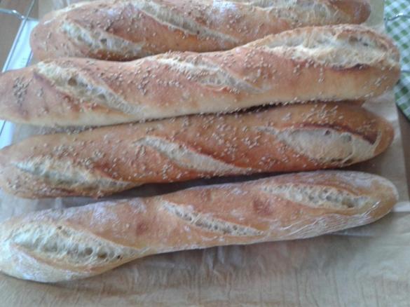 Baguette mir Knusperkruste