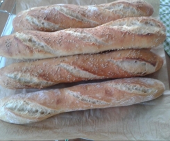 Baguette mir Knusperkruste