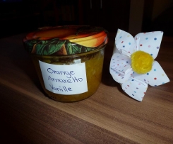 Variation von Orangenmarmelade ---- Orange Amaretto Vanille