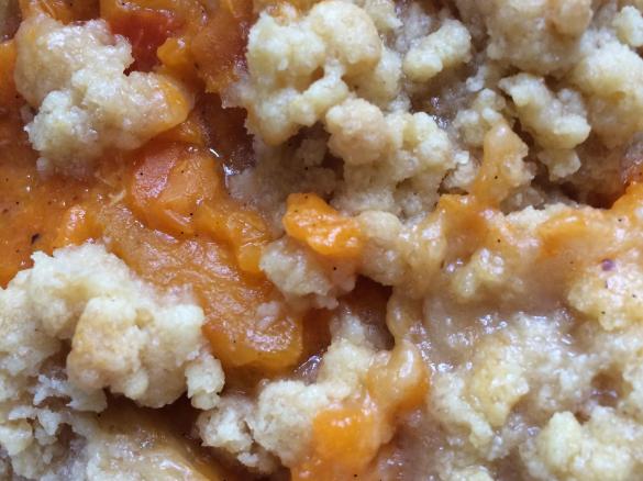 Aprikosen-Crumble