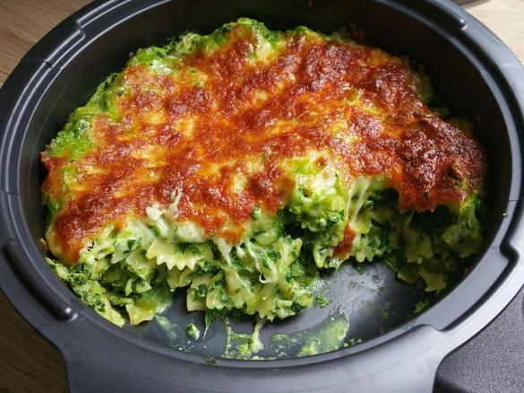 Bärlauch-Nudel-Auflauf