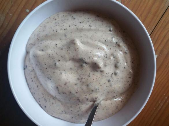 Banane Schoko Creme Variation von Erdbeereis, Erdbeer-Softeis