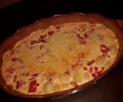 Gnocchi Auflauf scharf (mit Brunch Paprika und Peperoni)