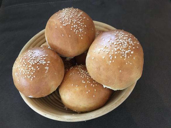 Burger Buns mit Tangzhong
