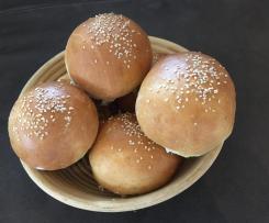 Burger Buns mit Tangzhong
