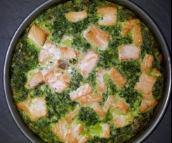 Lachs-Spinatkuchen
