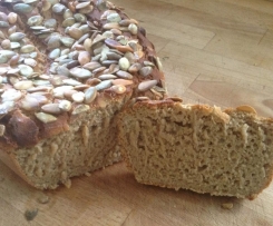Sonnenblumen/Kürbiskern-Sauerteig Brot glutenfrei 