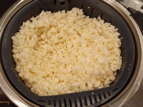 Glücksmixer Blumenkohlreis - Low Carb Reisalternative