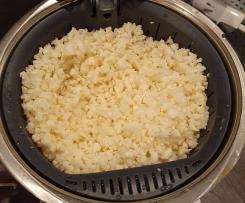 Glücksmixer Blumenkohlreis - Low Carb Reisalternative