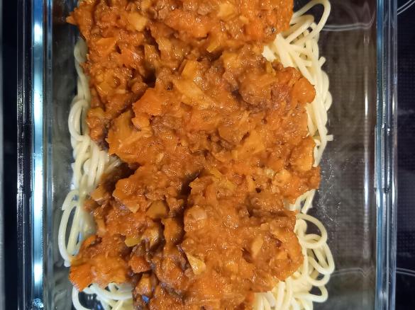 Spaghetti Bolognese vegetarisch