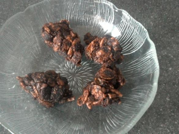 Schoko-Mandel-Flakes-Berge