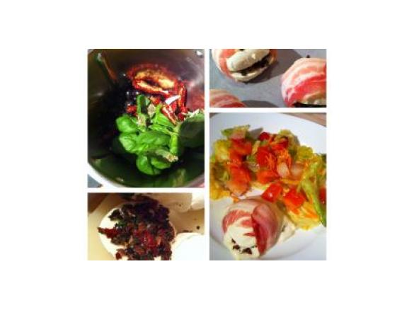 Gefüllter Mozzarella