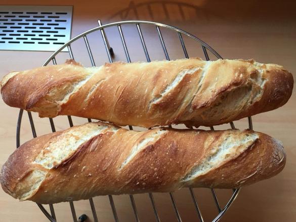 Baguette mit Poolish