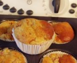 Rhabarber-Muffins