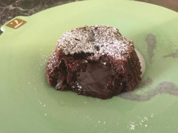 Schokoladeküchlein mit weichem Herz