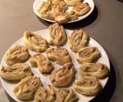 Thunfisch Blätterteig Röllchen