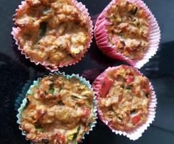 Saftige Thunfisch/Gemüse Muffin's Low Carb