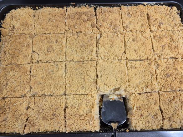 Saftiger Apfel-Streusel-Blechkuchen