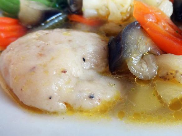 Leipziger Gemüsesuppe mit Käsebällchen