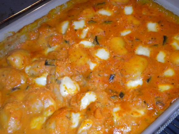 Gnocchi mit Gemüsesosse