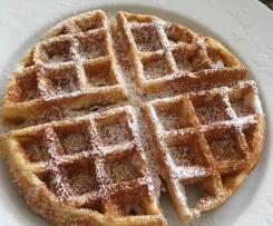 Honigwaffeln mit Kokosmilch