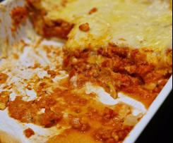 Weltbeste, vegetarische Lasagne