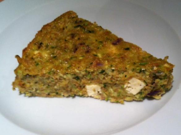 Zucchinitarte mit Feta