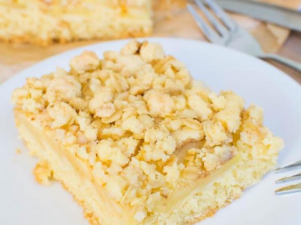 Apfel - Streusel - Kuchen vom Blech