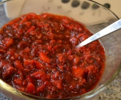 Feuriges Erdbeer Salsa