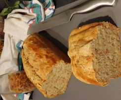 Dinkel Zwiebel Brot mit Chia