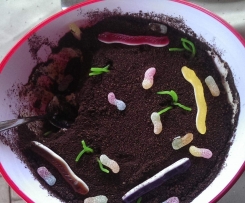 Variation von Blumenerde mit Erdbeeren