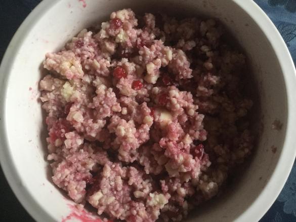 Joghurtcamembert mit Preiselbeeren