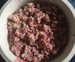 Joghurtcamembert mit Preiselbeeren