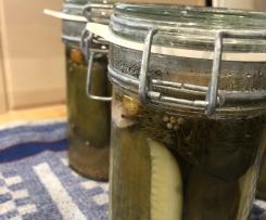 Essiggurken mit Honig - Rezept von Schmid Oma