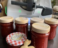 Mango-Himbeer-Möhren Konfitüre mit Schuss