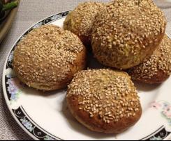 Chia-Floh-Eiweiß-Brötchen