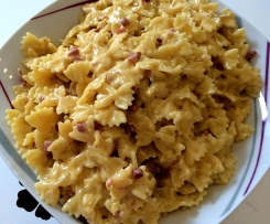 Nudeln mit Carbonara (ohne Sahne!)