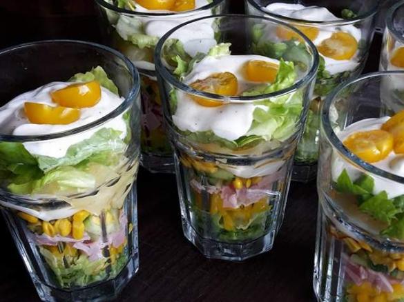 kleiner Sommerschichtsalat