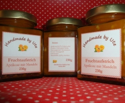 Fruchtaufstrich Aprikose mit Mandeln