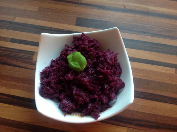 Apfel-Rotkohl